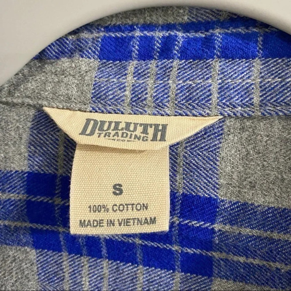 Duluth Trading Co. shirt Button Up Plaid Flannel - Picture 3 of 5